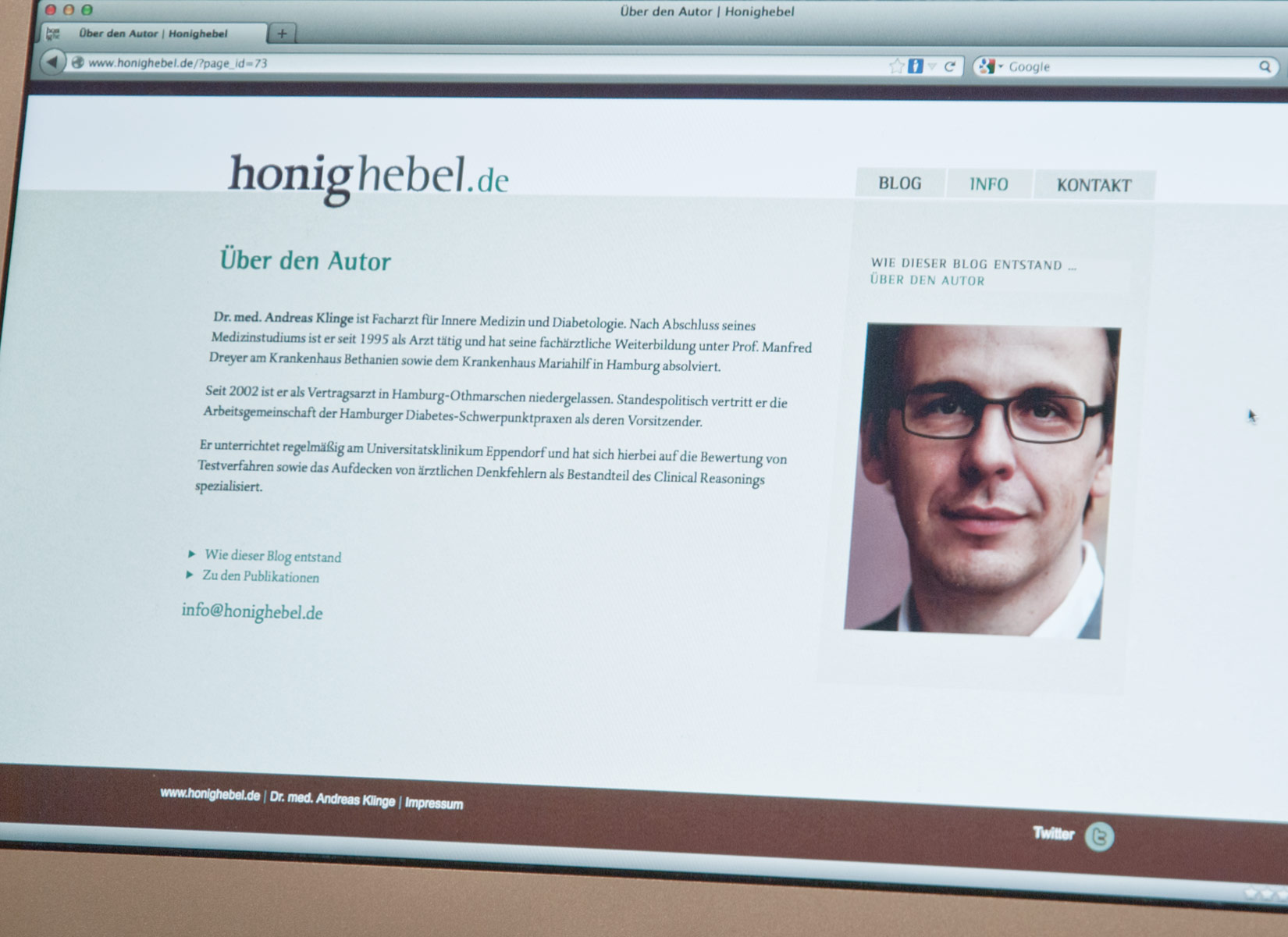 Honighebel – Screendesign
