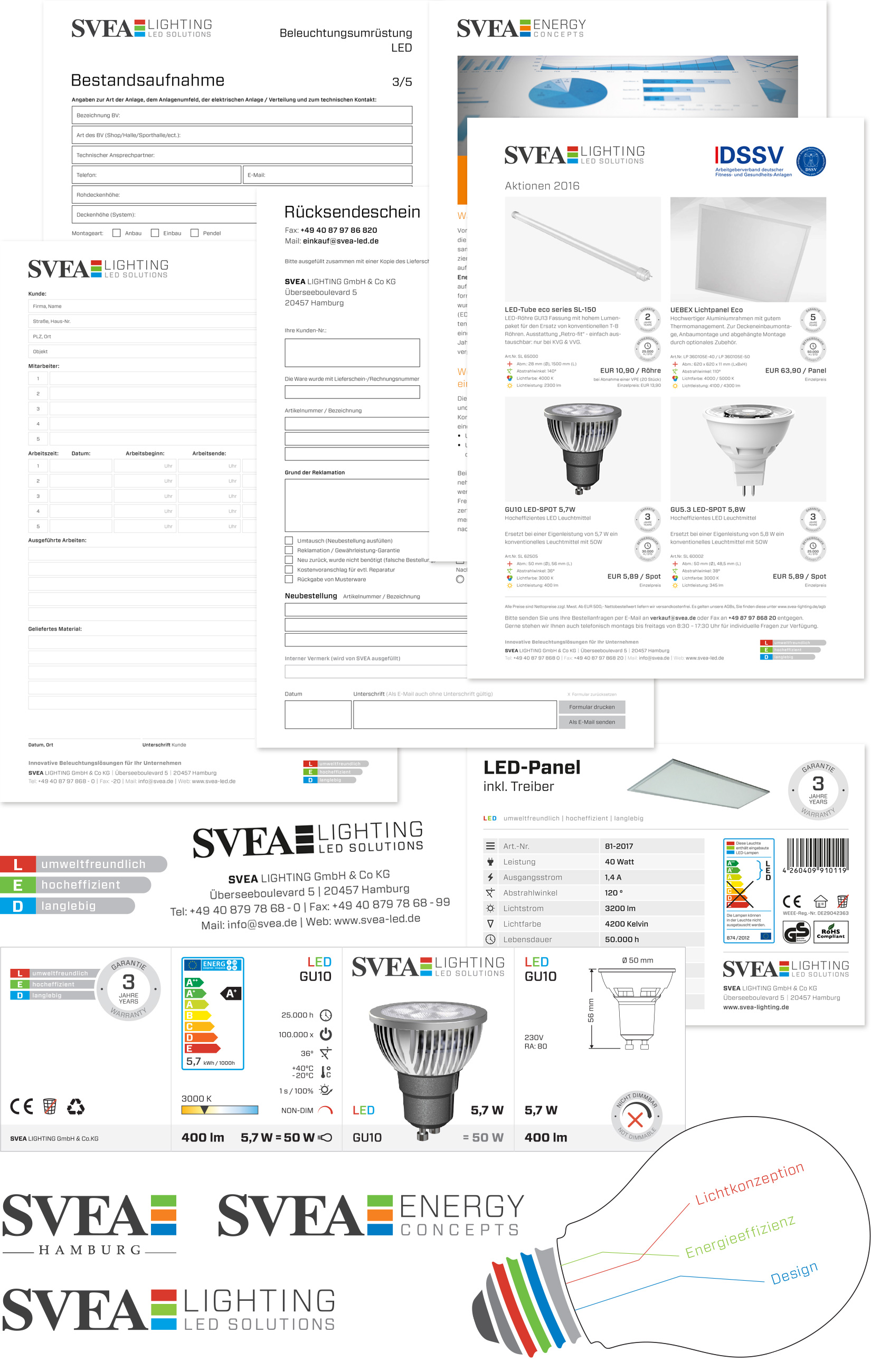 SVEA Lighting – Corporate Design