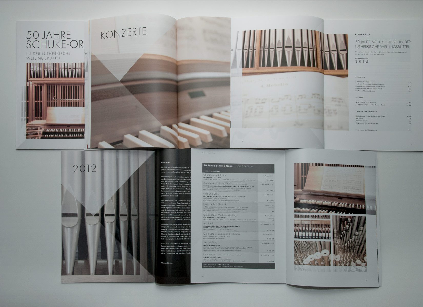 50 Jahre Schuke-Orgel Wellingsbüttel – Editorial Design