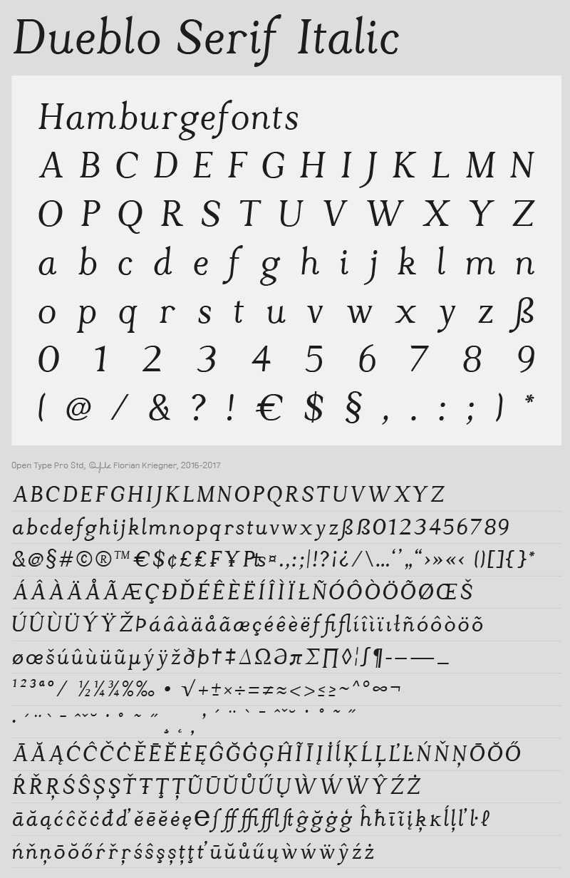 Dueblo Serif Italic corridor Fonts
